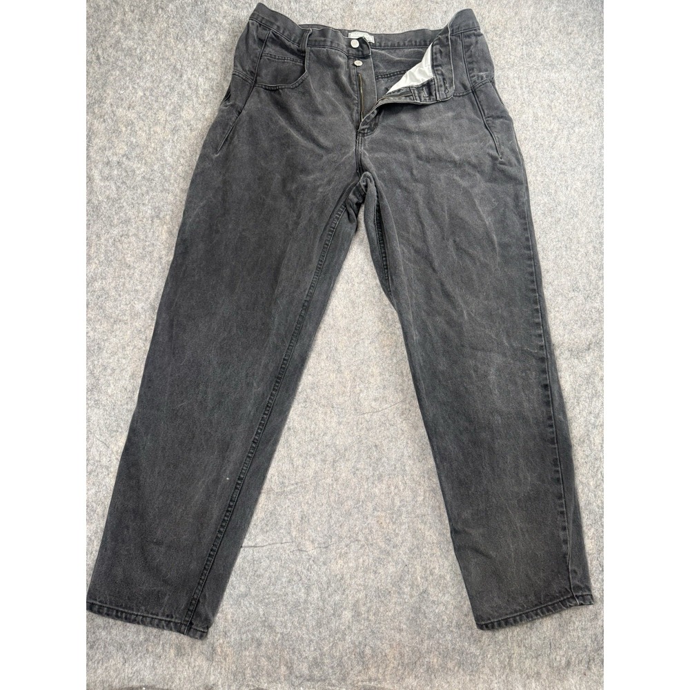 Vintage‎ Men's Guess Jeans Style 39075 Made In The USA Triangle Black Wash W38